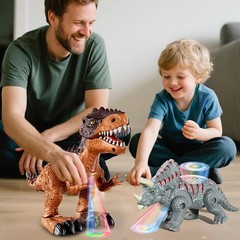 3 Pack Walking Dinosaur Toys for Kids 3-5 5-7 Years Old, Simulated Tyrannosau…