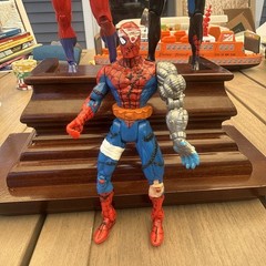 Vintage 90’s Toy Biz Spider-Man Figures x3 Inverse, Cyborg & 2099 Figures