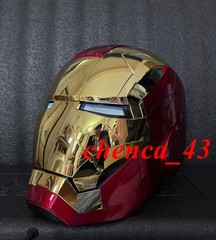 US!!! Autoking Iron Man Helmet MK5 1/1 Voice-controll Mask or Reactor Base Stand