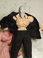 1/12 Master Roshi Painted Head Carving For 6″Romankey Big Guy Actuion Figure
