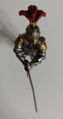 Schleich Knight Broad Sword Gold Silver Red Plume Toy Retired Vintage 2003