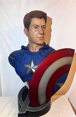 Captain America- 35” Life Size Bust – Chris Evans – 1:1 – Avengers