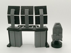 1:18 Scale Command Center Computer Diorama Set for 3.75″ JoyToy GI JOE Figures