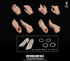 US VERYCOOL VCD-03B 1:6 Natural Silicone Plump Woman Figure Body Big Breast Toy