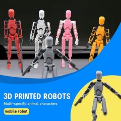 Customizable 3D Printed Titan 13 Action Figure – Fully Articulated Robot Toy
