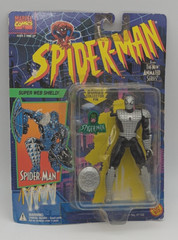 Spider-Man Super Web Shield toybiz – Factory defect 1994 Missing Arm