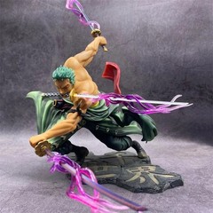 Hot One Piece 10cm Anime Figure GK Roronoa Zoro Three-blade Sa-maximum Manga