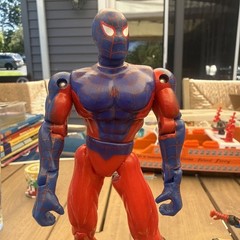 Vintage 90’s Toy Biz Spider-Man Figures x3 Inverse, Cyborg & 2099 Figures