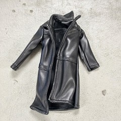 PB-PUN-JKT: 1/12 scale Punisher Style Faux Leather Coat for 6 inch action figure