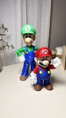 Luigi Super Mario 3D Printed