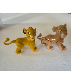 Disney The Lion King Simba and Nala Action Figures Kids Toy Set Vintage