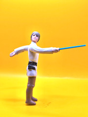 Custom STAR WARS Vintage Action Figure Luke Farmboy Repaint Head Fix 70s Retro