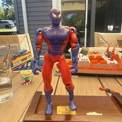 Vintage 90’s Toy Biz Spider-Man Figures x3 Inverse, Cyborg & 2099 Figures