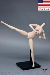 1/6 Female Flexible Pale Skin 12″Girl Soldier Action Figure Body Toys Dolls