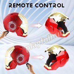 Autoking Iron Man Mask Mk5 1:1 Helmet Wearable Voice Touch Cosplay Props Jarvis