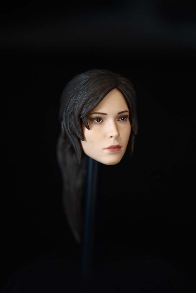 1/6 Female Laura Star Girl Head Sculpt For 12″ Action Figure Model Doll Body Toy