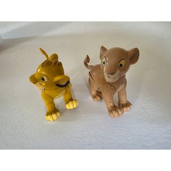 Disney The Lion King Simba and Nala Action Figures Kids Toy Set Vintage