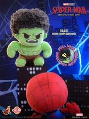 Hot Toys Cosbi Spider-Man Brand New Day Plush Keychain Doll Pendant Gift Toy