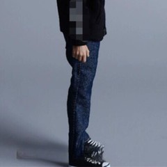 1:12 Scale Dark Blue Jeans Pants Trousers Clothes for 6″ Male Action Figure Toys