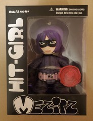 SDCC 2010 EXCLUSIVE MEZCO MEZ-ITZ KICK-ASS & HIT-GIRL DESIGNER VINYL