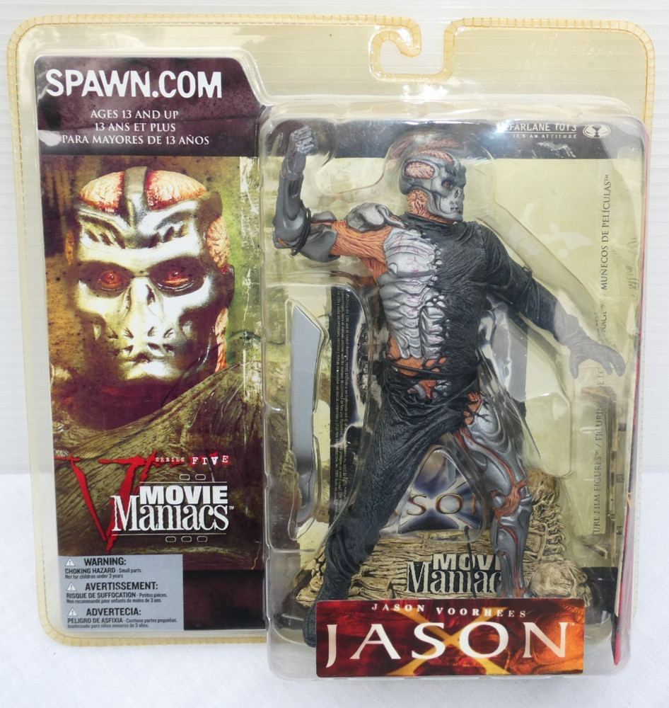 Movie Maniacs V series 5 Jason X voorhees Friday The 13th Figure 2002 McFarlane