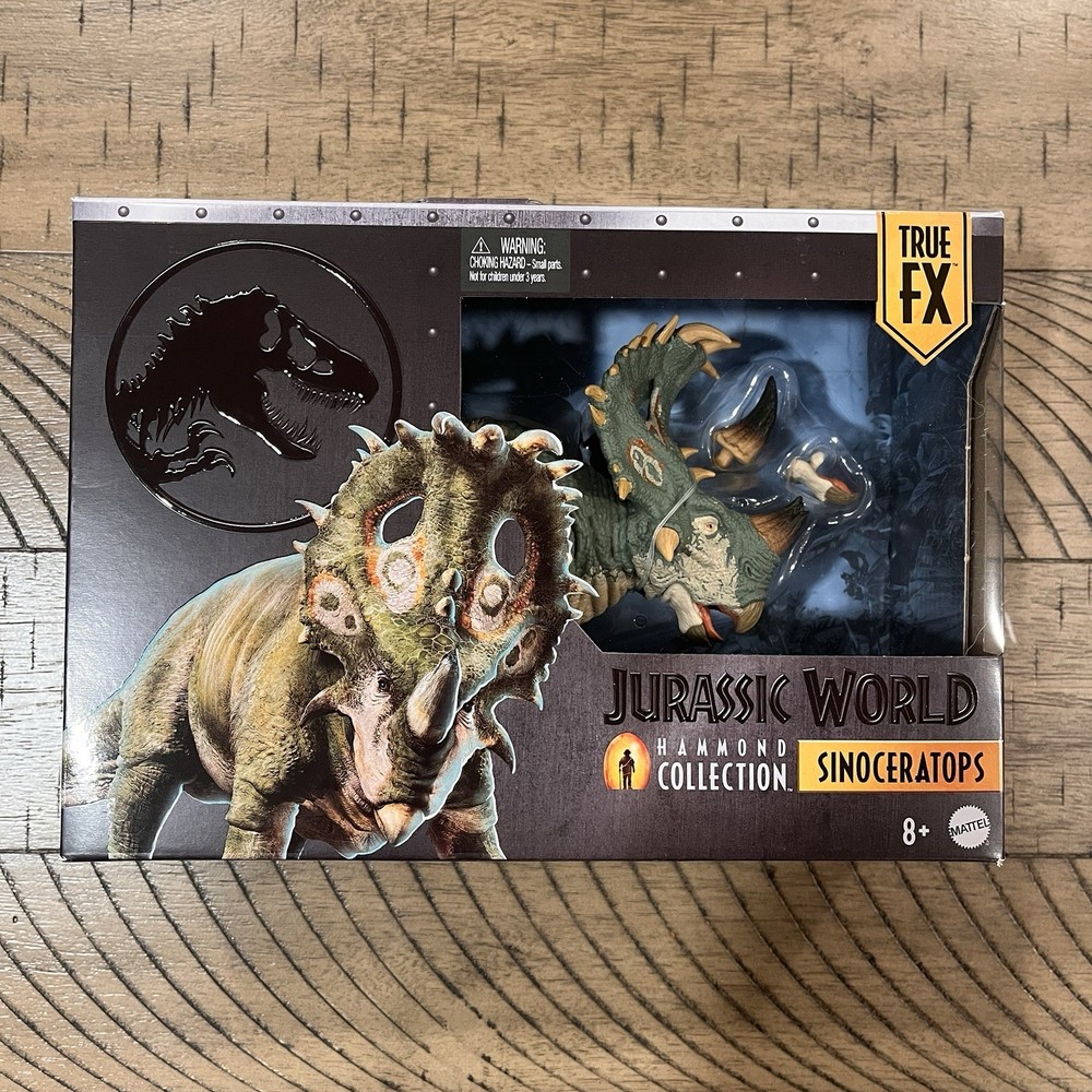 🆕 Jurassic World Sinoceratops Hammond Collection Mattel – True FX – NEW IN BOX!