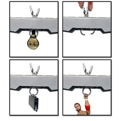Deluxe Grab The Gear Adjustable Playset with Accessories for WWE & AEW Figures