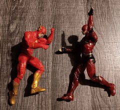 The Flash Figure Toy Lot Of 2 DC Comics Posable Action Movie TV Hero characters