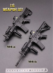 Soldier Accessories 1:6 Scale Plastic Assault Rifle Weapon Gun Fit 12” Figure