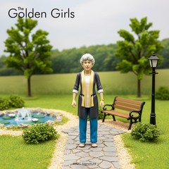 The Golden Girls Dorothy Zbornak 3.75-Inch Retro Action Figure