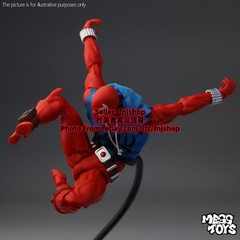 Hot-New Mess Toys Scarlet Hero Spider-Man Blue Suit 1/12 Action Figure US STOCK