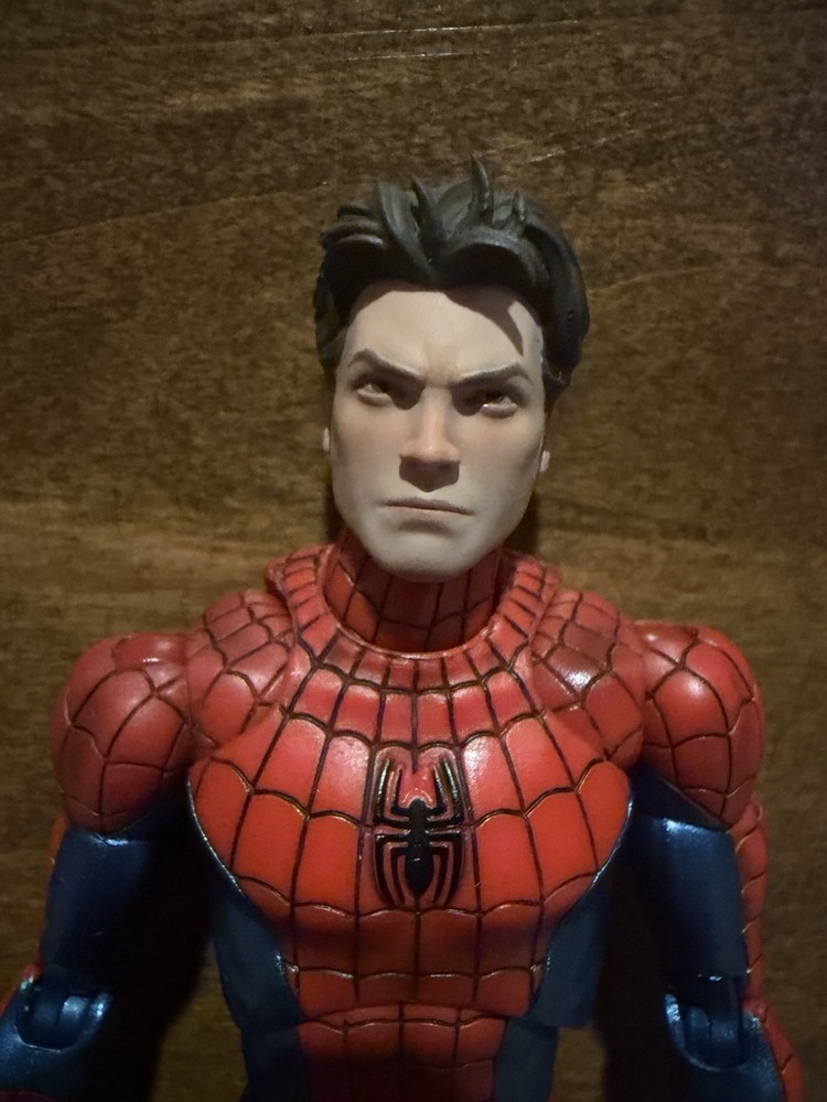 Custom Made Spiderman Peter Parker 6” Scale Mafex Headsculpt Read Description