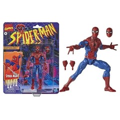 Hasbro Marvel Legends Spider-Man Retro Spiderman 6″ Action Figure Dented Package