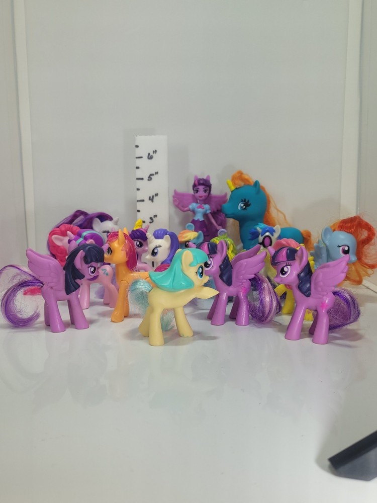 Lot Of 17 My Little Pony, Random Years, Random Figures (Used)