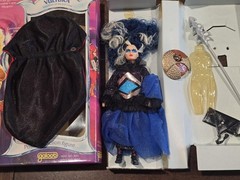 Vintage 1984 Galoob Golden Girl Vultura Evil Claw Action Figure #3011 w/ Box Acc