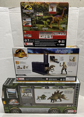 Jurassic World Park Lot SARAH HARDING STEGOSAUR RELEASE RAMPAGE RETRO 93 NEW SET