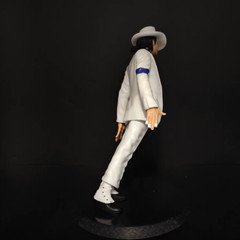 Michael Jackson White Suit PVC Figure Collectible Display Model Statue