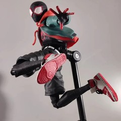 Spider-Man Action Figure Miles Morales Into The Spider Verse Toy Gift With Box