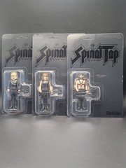 Super7 Reaction Spinal Tap None More Black Complete Set Of 3