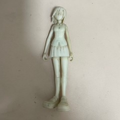 Kingdom hearts 2-clear Kairi white prototype Figure- Loose As Pic