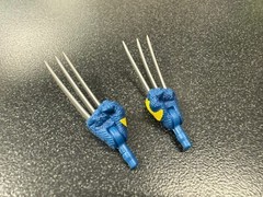 Hasbro Marvel Legends 6″ Scale DEADPOOL 3 (WOLVERINE BLUE YELLOW CLAW HANDS)1/12