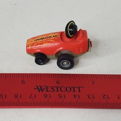 1984 McDonald’s Hamburglar Pull Back Car Ertl Vintage Toy Vehicle Tested Working