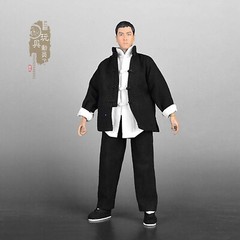 1/6 Chinese Kung Fu Robe Shirt Pants Training Clothing Fit 12” Action Figure