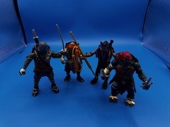 Teenage Mutant Ninja Turtles 2014 5″ Lot of 4 Movie Figures with weapons