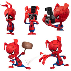 1:12 Action Figure Model Toys Across The Spider-Verse Spider-Gwen & Spider-Ham