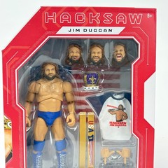 Mattel WWE Ultimate Edition Hacksaw Jim Duggan Legends Figure NEW In Hand!