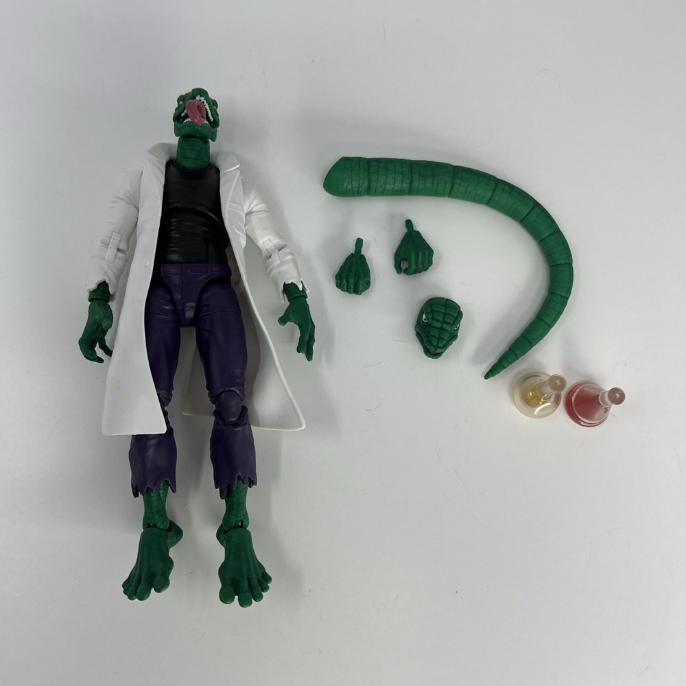 Marvel Legends Lizard Action Figure Spider-Man Animated Retro Card Series Read