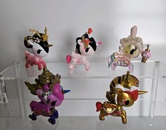 Lot Of 5 Tokidoki Unicornos Figures Thai Princess, Tiger, Cherry Blossom, Bunny