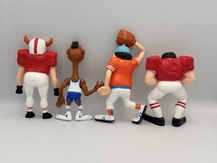 Vintage 1986 HG TOYS Sports Freaks Lot Toys Figures Basketball Baseball Football