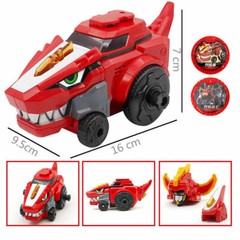 Dino Core Ultra D-Buster Tyranno Dinosaur Transform Robot Combiner 5 in 1 Figure